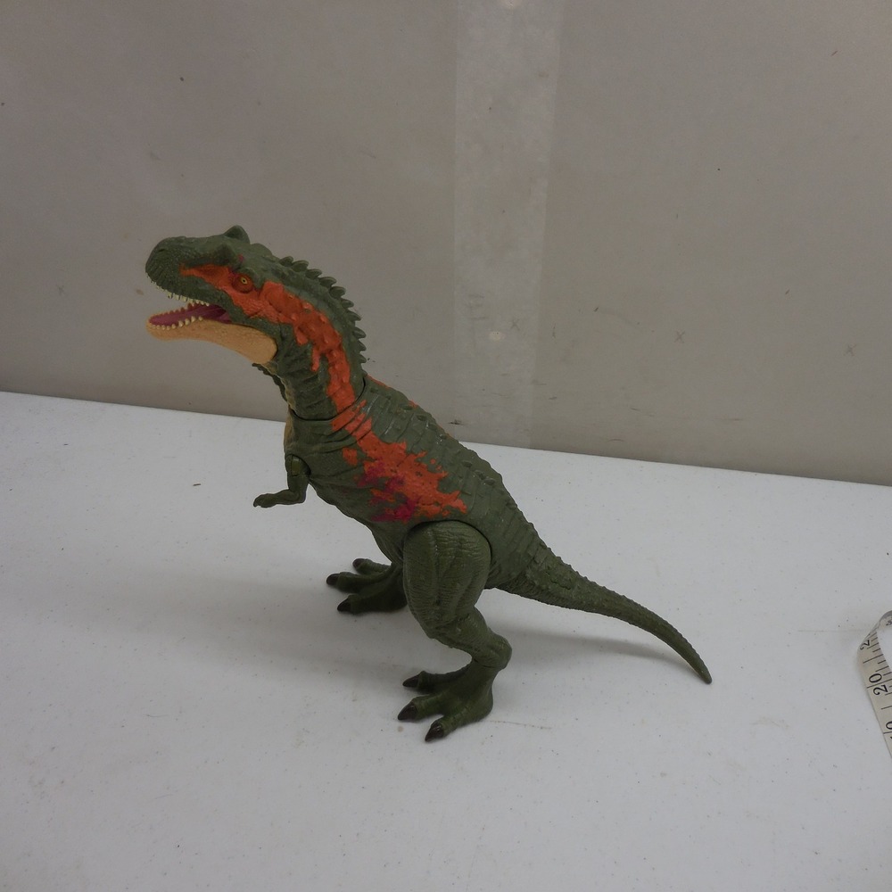 Mattel Jurassic World Massive Biters Albertosaurus Green Orange Dinosaur Toy
